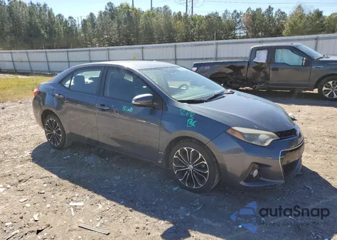 2014 Toyota Corolla L из США, поврежденный, VIN 2T1BURHEXEC046661